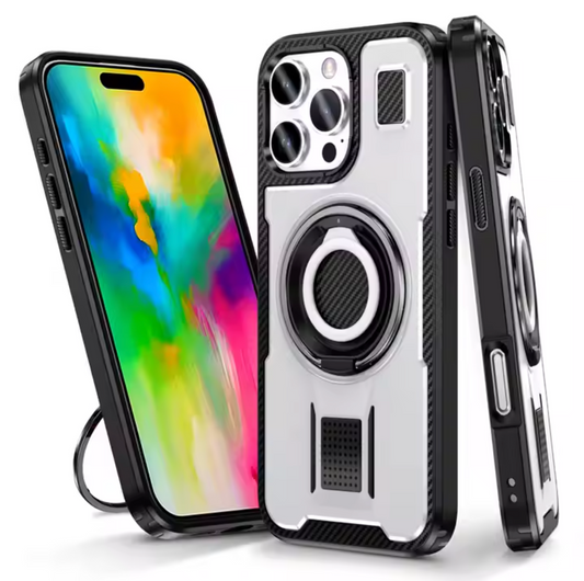 iPhone 16 Pro Silicon Ring Phone Case